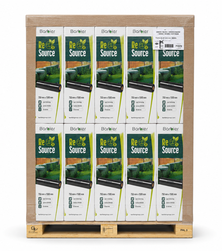Wikkelfolie Barbier ReSource  75 cm zwart/groen -2